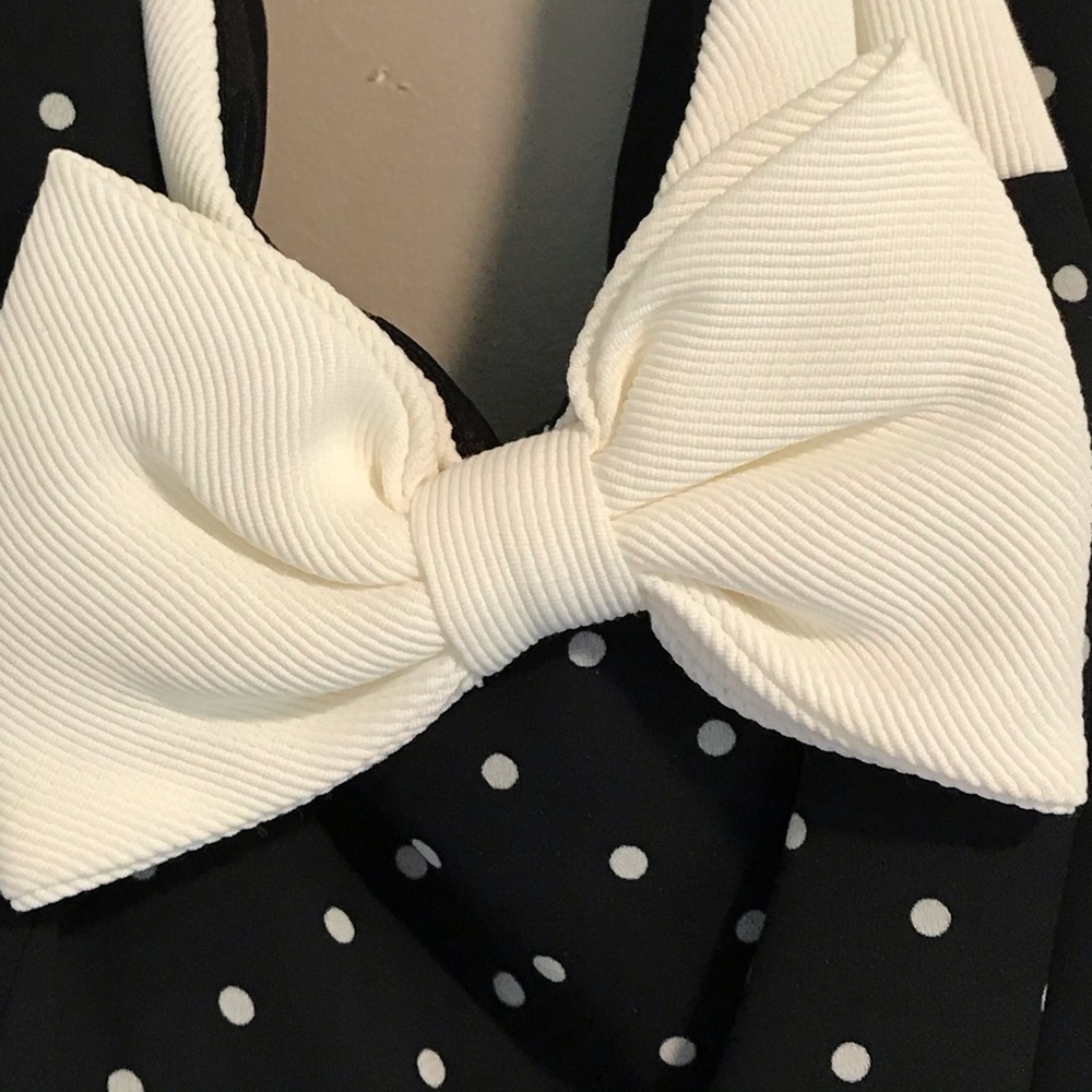 EUC VTG Marnie West Retro Halter Polka Dot Dress - Picture 10 of 14